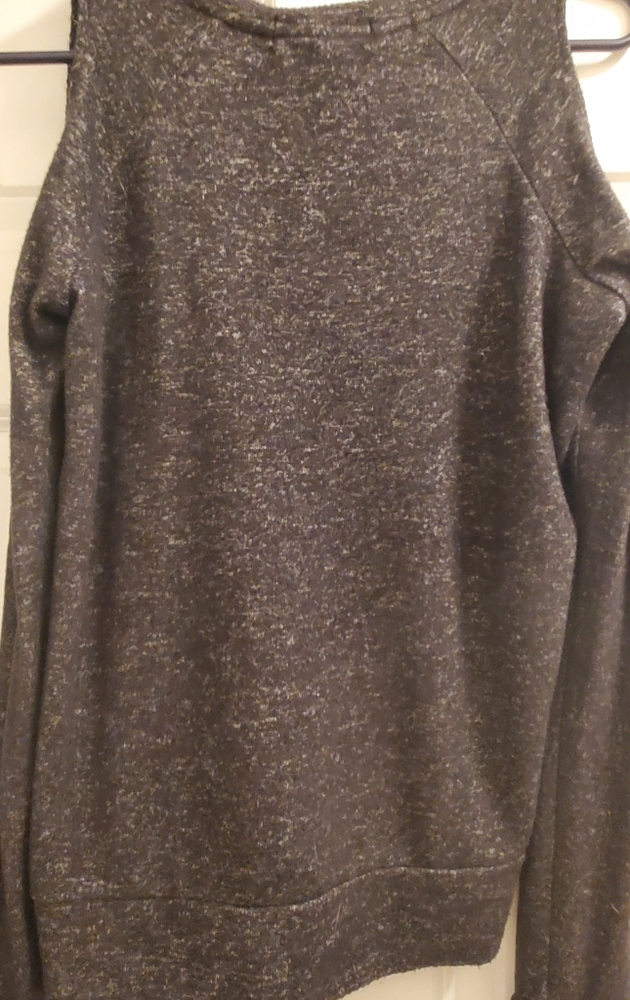 Hippie rose cold shoulder sweater